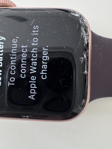 APPLE WATCH SE / MYDY2FD/A / 40MM GOLD ALUMINIUM GPS / DARK CHERRY SPORT BAND - Bild 6 von 8