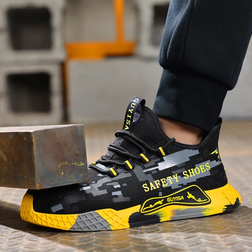 Leicht Sicherheitsschuhe Herren Stahlkappe Arbeitsschuhe Baustelle Schutzschuhe - Bild 10 von 42