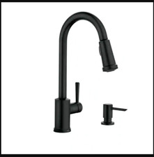 MOEN Indi Single-Handle Pull-Down Sprayer Kitchen Faucet
