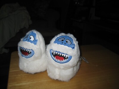 Rudolph s Abominable Snowman  Bumble  Plush Slippers Christmas NWT Kids size 4