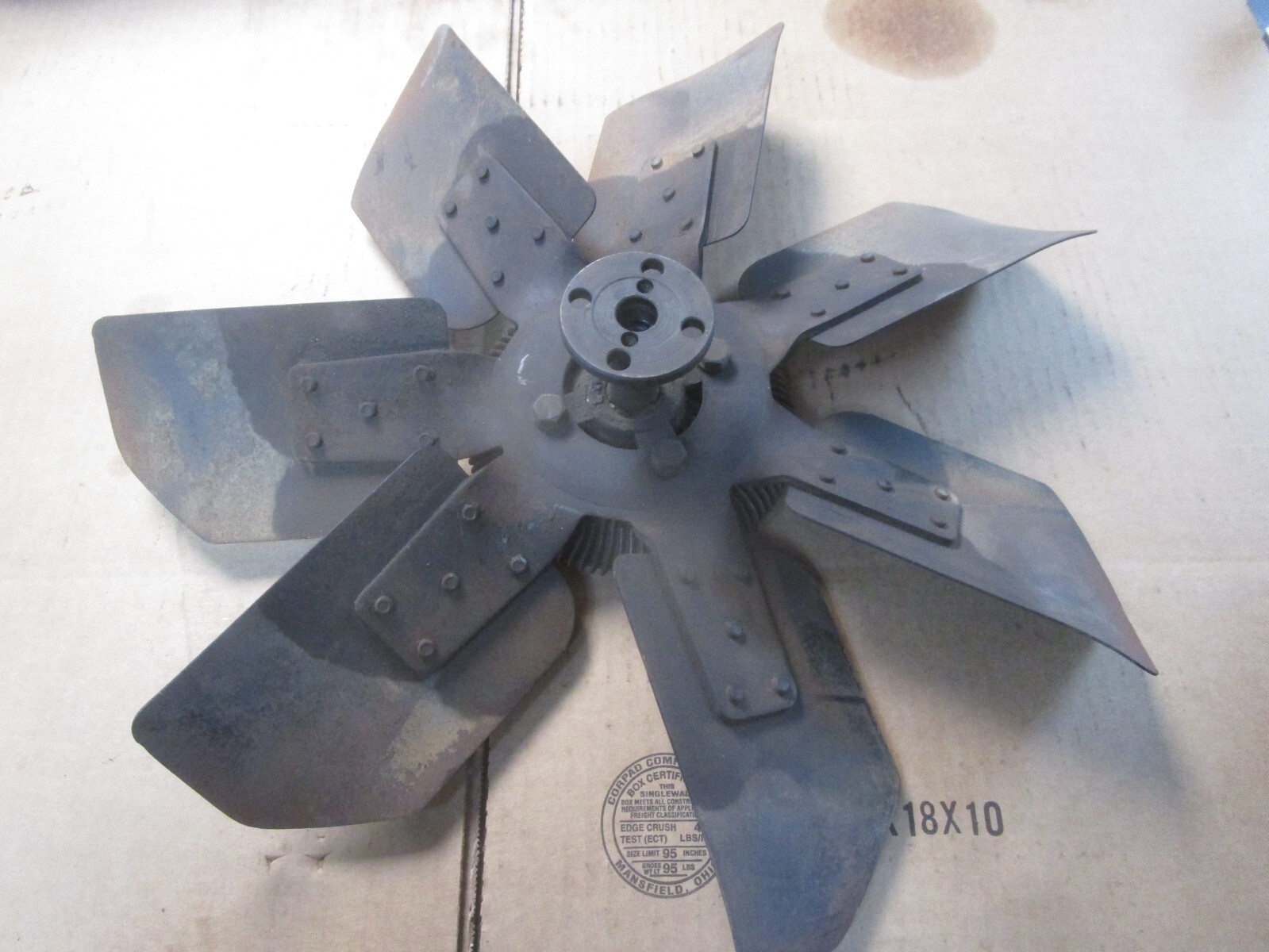 FORD 427 390 GT 351 7 BLADE CLUTCH FAN 18 IN MUSTANG GALAXIE TORINO