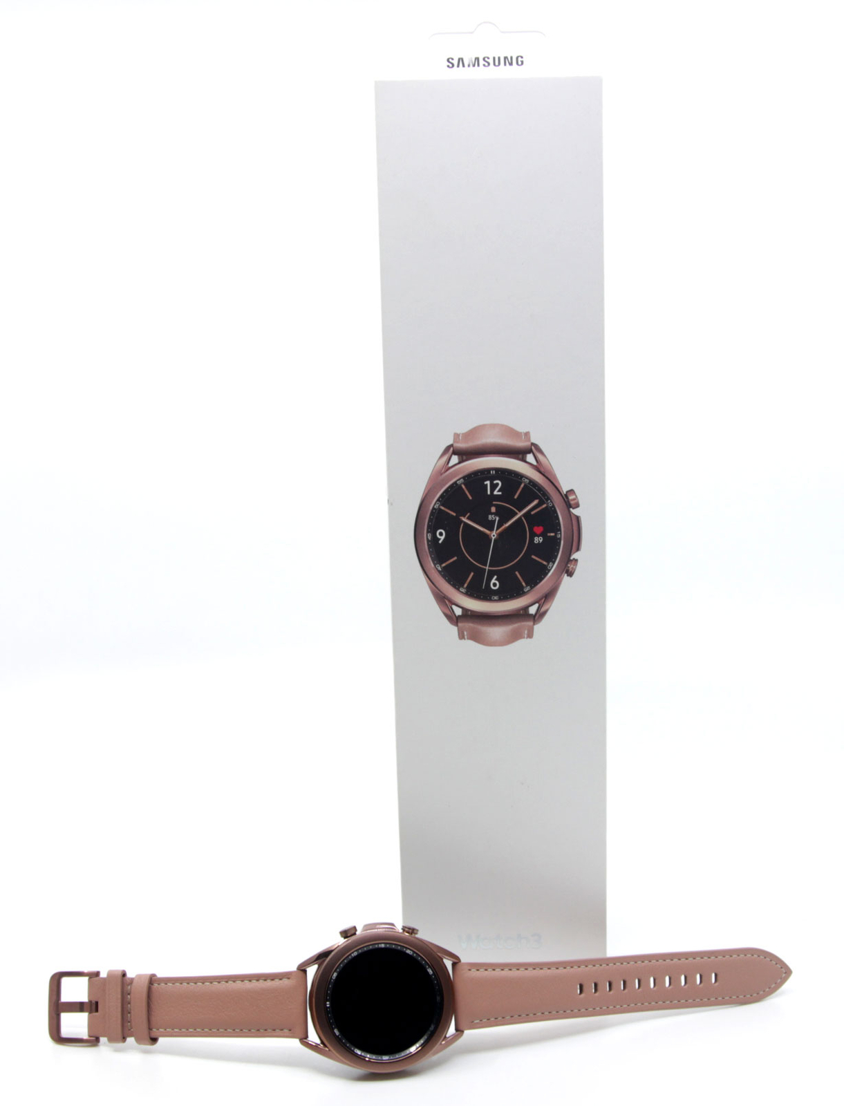 Samsung Galaxy Watch3 SM-R850 41mm Edelstahlgehäuse mit Lederriemen -  Mystic Bronze (Bluetooth) - SM-R850NZDAEUB online kaufen | eBay