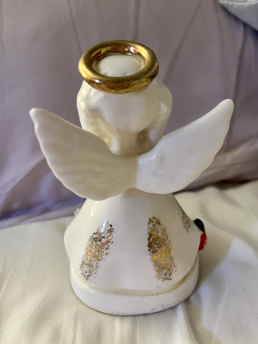 Vintage Ceramic Napco September Angel Figurine Made In Japan A1369