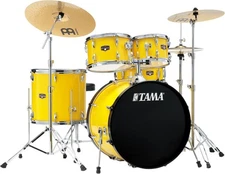 Tama IE52C Imperialstar 5-Piece Complete Acoustic Drum Set, Electric Yellow