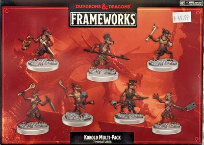 Frameworks Kobold Multi Pack Minatures D&D NEW