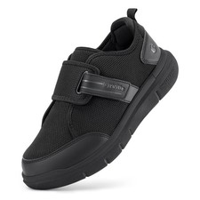 FitVille Diabetic Shoes for Men Extra Wide, Hook and Loop Walking Shoes for E...