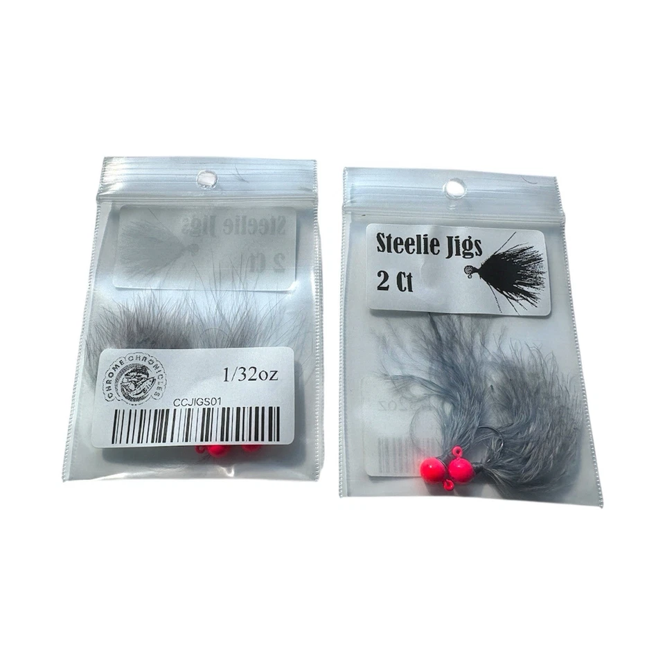 Marabú 1/32 oz Plantillas de lubina mierda cabeza de acero atadas a mano trucha panfish Foto 4 de 4