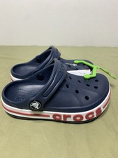NEW Crocs Unisex Child Bayaband Clog Navy Kids size C7 B873 Slip On