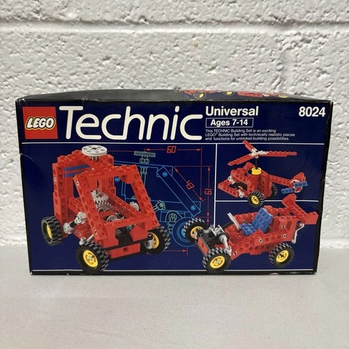 LEGO Technic Universal Building Set 8024 New In Box 113 Interlocking Pieces Rare
