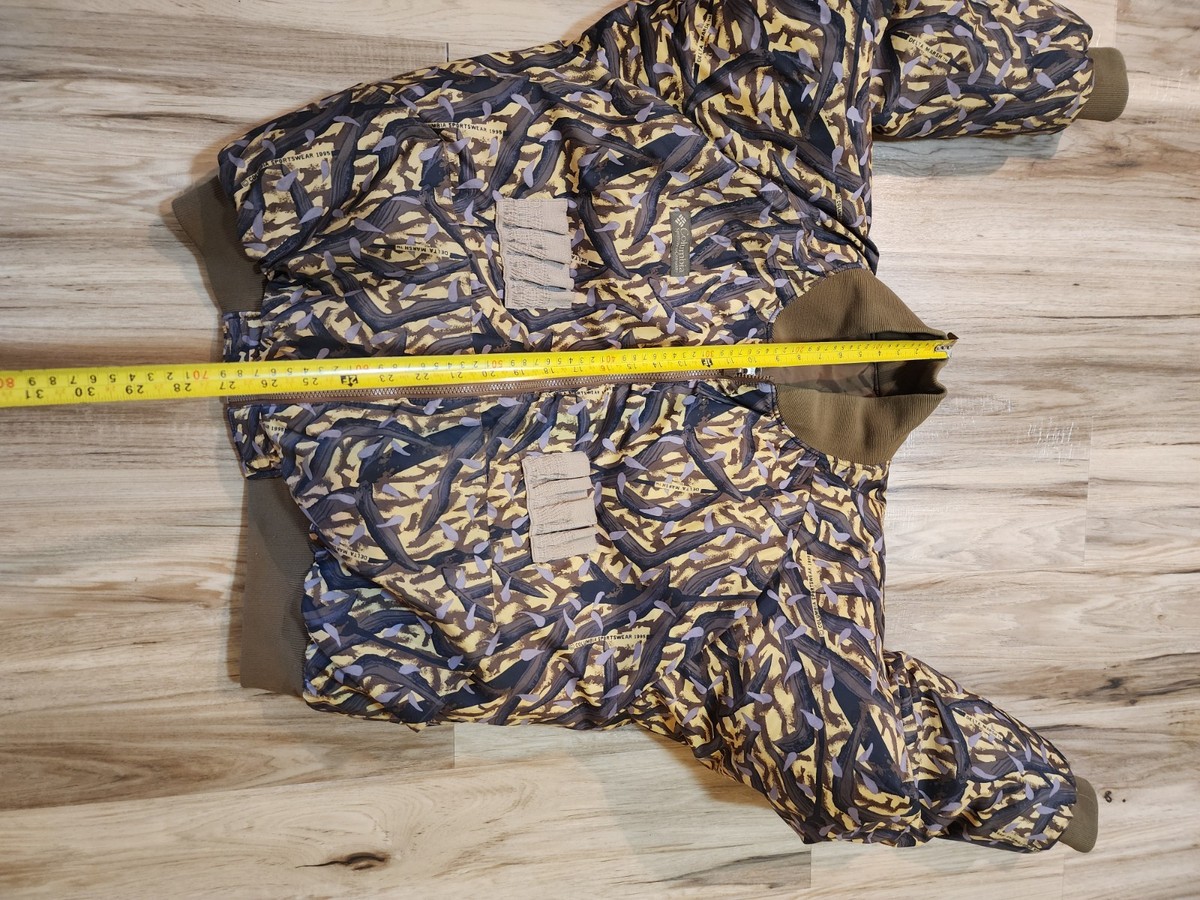 VIntage Columbia Delta Marsh 1995 Camo INSULATED Reversable