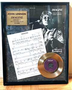 John Lennon Gold Record Imagine for sale | eBay