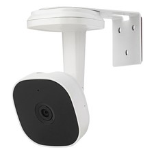 Metal Wall Mount for myQ Smart Garage Security Camera, No Drill 1 Pack, White