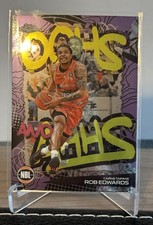 2024-25 Topps Chrome NBL Purple #OA-21 Rob Edwards Oohs and Ahhs