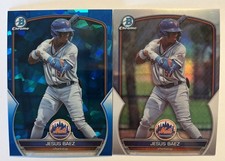 2023 Bowman Draft Sapphire + Refractor Jesus Baez Mets Cardinals #BDC-108