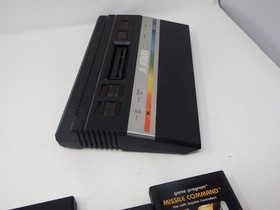 Atari 2600 Jr Junior Console Bundle w/ Controllers + 4 Games - Tested