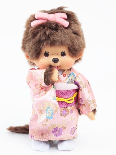 Kyugetsu Official Kimono Monchhichi Girl IPM-17-Z From Japan New! - Picture 2 of 8
