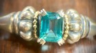 LAGOS CAVIAR Blue Topaz Sterling Silver 18k Gold Bracelet & Earrings Set — photo 6