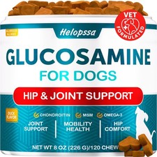 Glucosamine for Dogs - Hip and Joint Supplement Mobility, 7.9 OZ