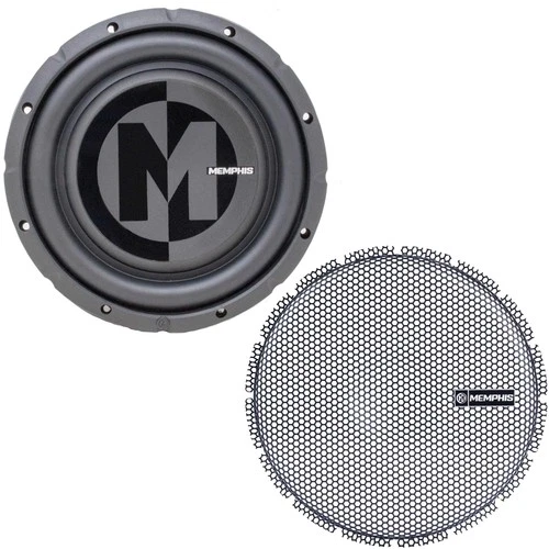 Memphis Audio PRXS1024 10” Power Reference Slim Subwoofer with a PRXG10 10" P...