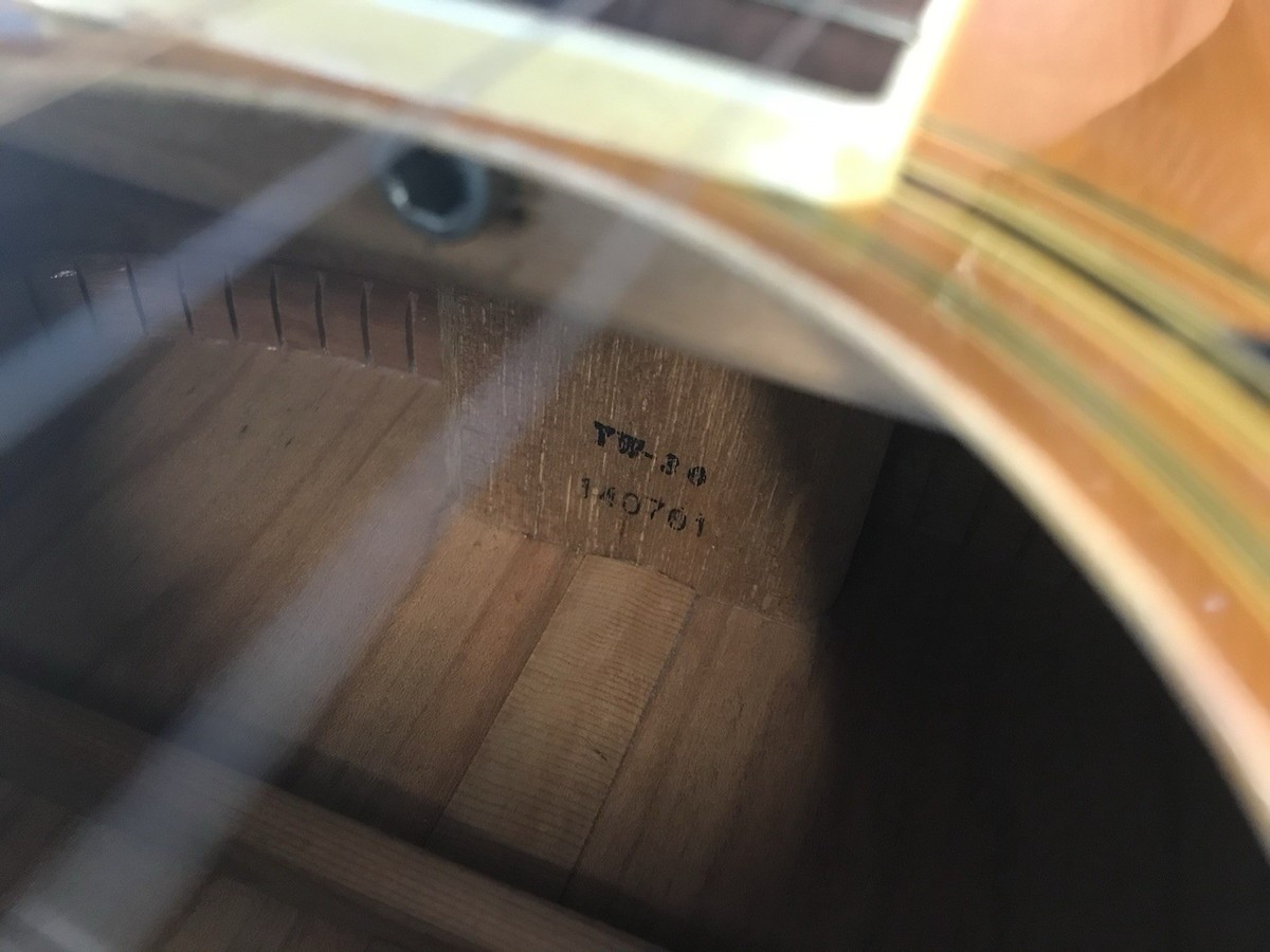 Yamaki YW-30 acoustic guitar made in Japan 1970s ( 1973-1976