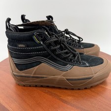 Vans Sk8-Hi MTE-2 Dip Black Gum Waterproof Winter Sneaker Boot Mens 6.5 Womens 8