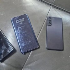 Galaxy Smartphone Set of 3 - Mostly Functional, One with Main Chip Issue