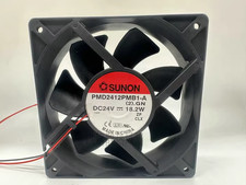 1PCS SUNON PMD2412PMB1-A 2 .GN DC24V 18.2W 2-wire cooling fan 120 38MM