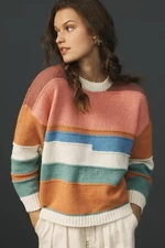 Anthropologie Little Lies Colorblock Sweater (Size S/M)