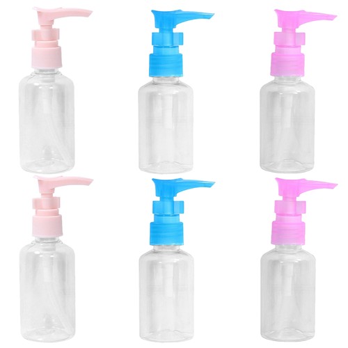 6 Pcs Lotion Bottle Moisturizer Pump Travel Liquid Dispenser Small Bottles - Picture 7 of 12