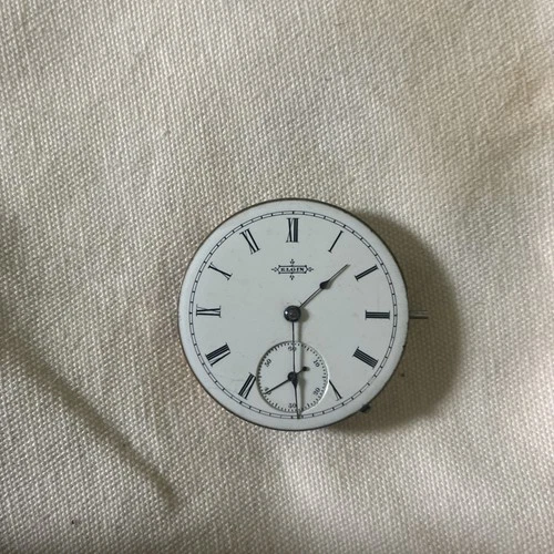 Antique 1889 Elgin Grade 94 Pocket Watch Movement Parts/Repair 6s 11j USA