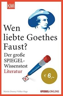 Wen liebte Goethes Faust?: Der große SPIEGEL-Wiss... | Buch | Zustand sehr gut