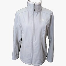 The North Face Apex Bionic Women  s Large Soft Shell Jacket Fleece Lined Gray