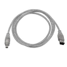 2Pcs 120cm/4FT FireWire IEEE 1394 Cable/iLink 6 Pin to 4 Pin Male to Male DV ...