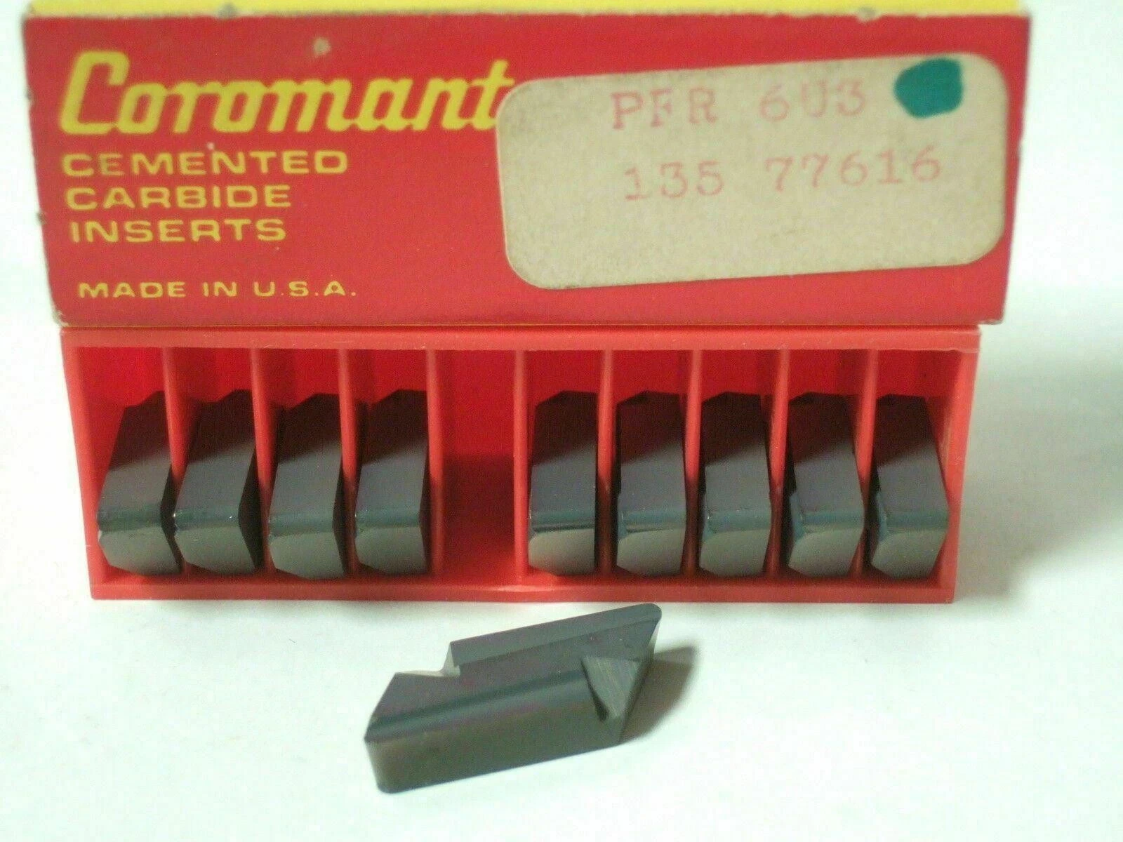 SANDVIK Coromant PFR 6U3 135 77616 Grooving Lathe Carbide Inserts 10 Pcs New
