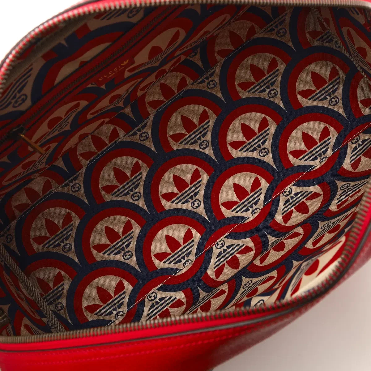 Gucci X Adidas 702422 Red Duffle Bag Large thumbnail 4