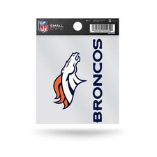 DENVER BRONCOS NFL 4"x3" STATIC WINDOW CLING DECAL FREE SHIPPING
