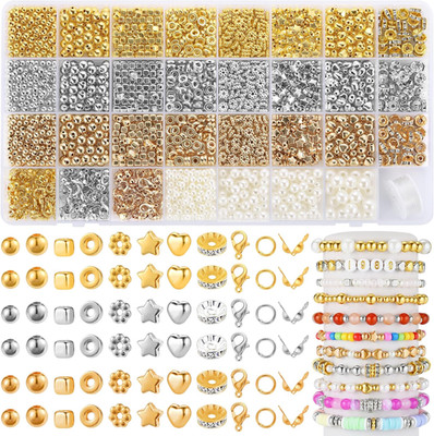 Spacer Beads Bracelet Making Kit, 2320 Pcs Jewelry Making Supplies with Assorted