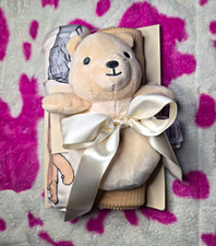 Classic Winnie the Pooh 2-Pack Baby Blankets  Plush Rattle Set -New,SEE DETAILS