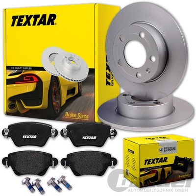 TEXTAR BREMSSCHEIBEN 280mm + BELÄGE HINTEN passend für FORD MONDEO 3 III MK3