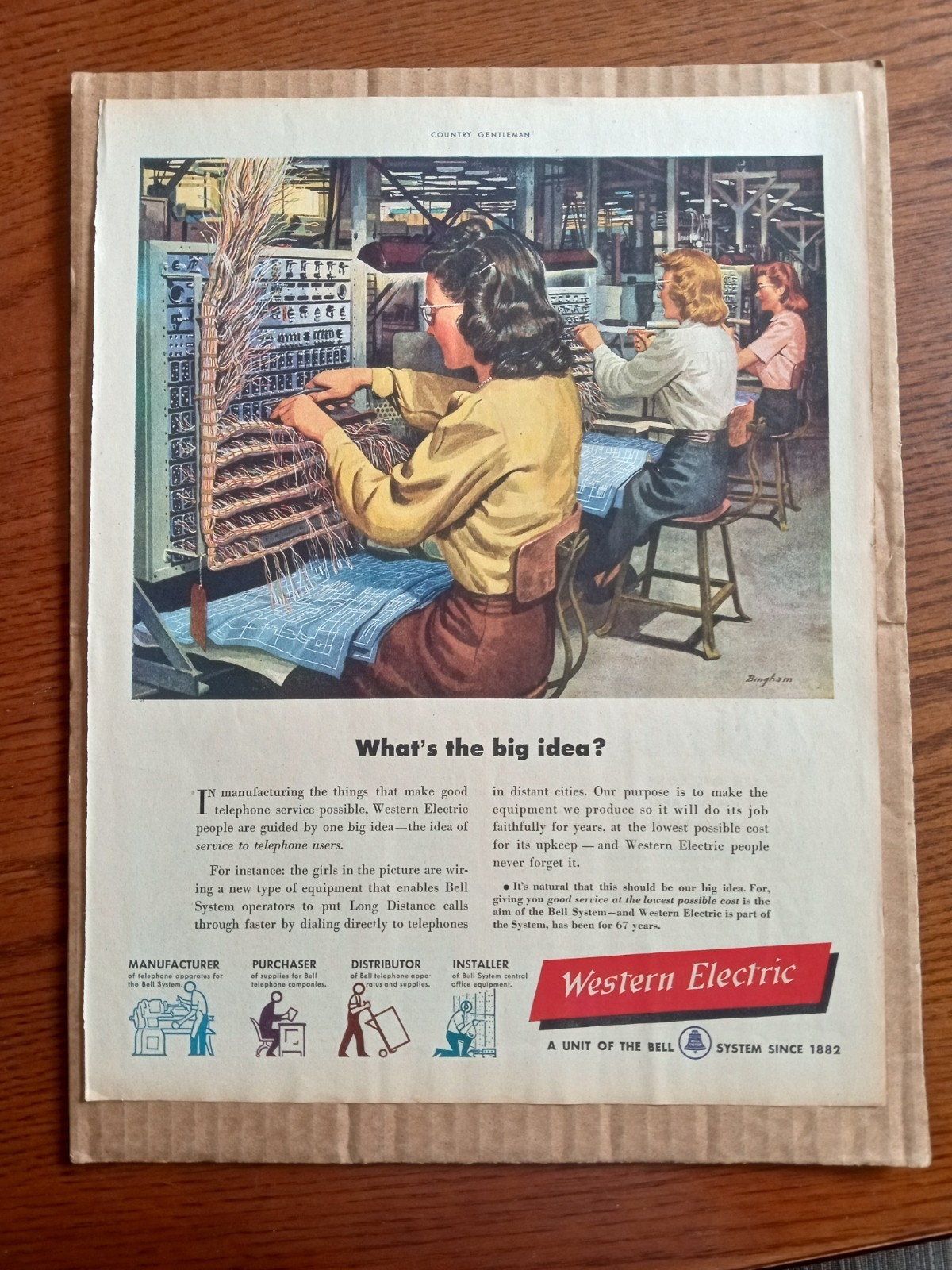 Life Magazine Ad* - 1949 - *Western Electric* Cool add!