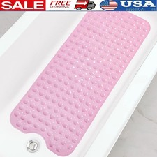Extra Large Non-Slip Bathtub Mat W/ 200 Suction Cups Safety Traction New