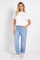 Dorothy Perkins Light Wash Boyfriend Jeans Womens Daywear Jeans