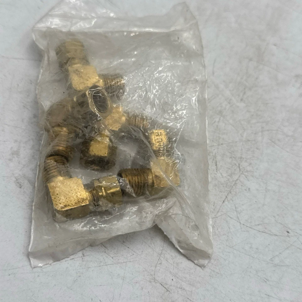 PARKER 269CA-6-4 BRASS 90 Degree Elbow Fittings 3/8" OD x 1/4" Thread (5PK) - Image 4 of 4