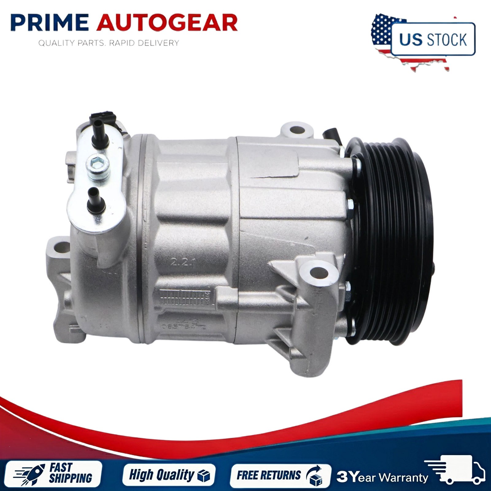 Maserati Ghibli 2015-2019 Compressor with bracket P/N 35232024F