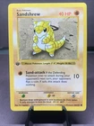 Pokemon TCG 1st Edition Sandshrew Base Set Shadowless 62/102 VTG WOTC 1999 LP+