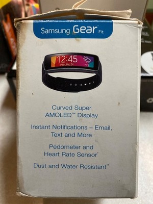 Samsung Galaxy Gear Fit Smart Watch - Black Open Box