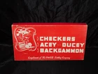 Vtg Coca Cola Checkers Acey Ducey Backgammon Board Game Coke Milton Bradley