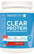 TransformHQ Clear Whey Protein Isolate (WPI) (Rocket Pop Flavored)
