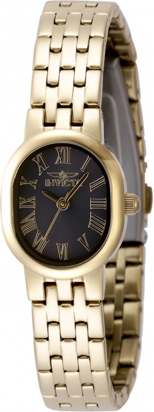 Invicta Angel Quartz Charcoal Dial Ladies Watch 49075
