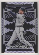 2020 Panini Chronicles Obsidian Electric Etch Purple 25/99 Freddie Freeman 0m4q